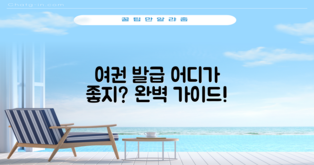 여권 발급, 여기서 될까?