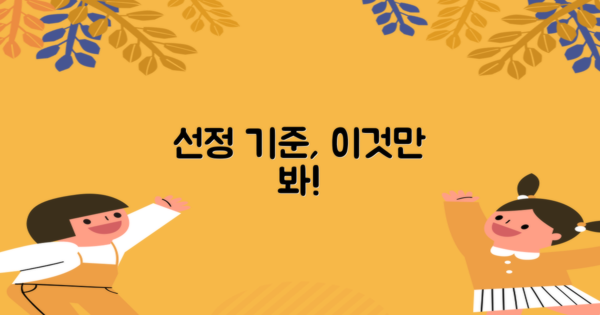 어떤 기준으로 선정될까?