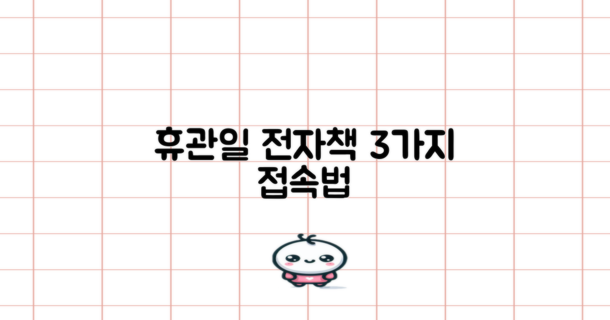 휴관일 전자책 3가지 접속법