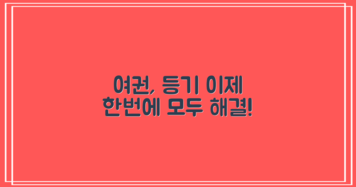 여권부터 등기까지, 다 해결될까?
