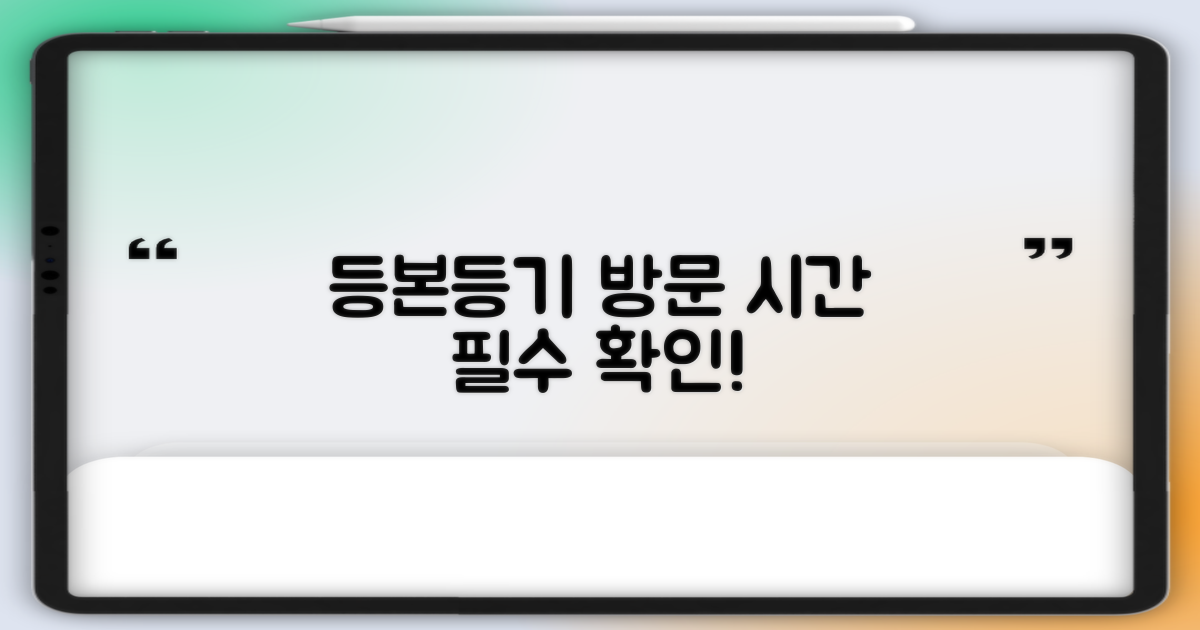 등본/등기, 방문 시간 꼭 알아봐요!