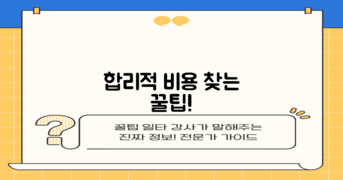 합리적 비용, 어떻게 찾을까?