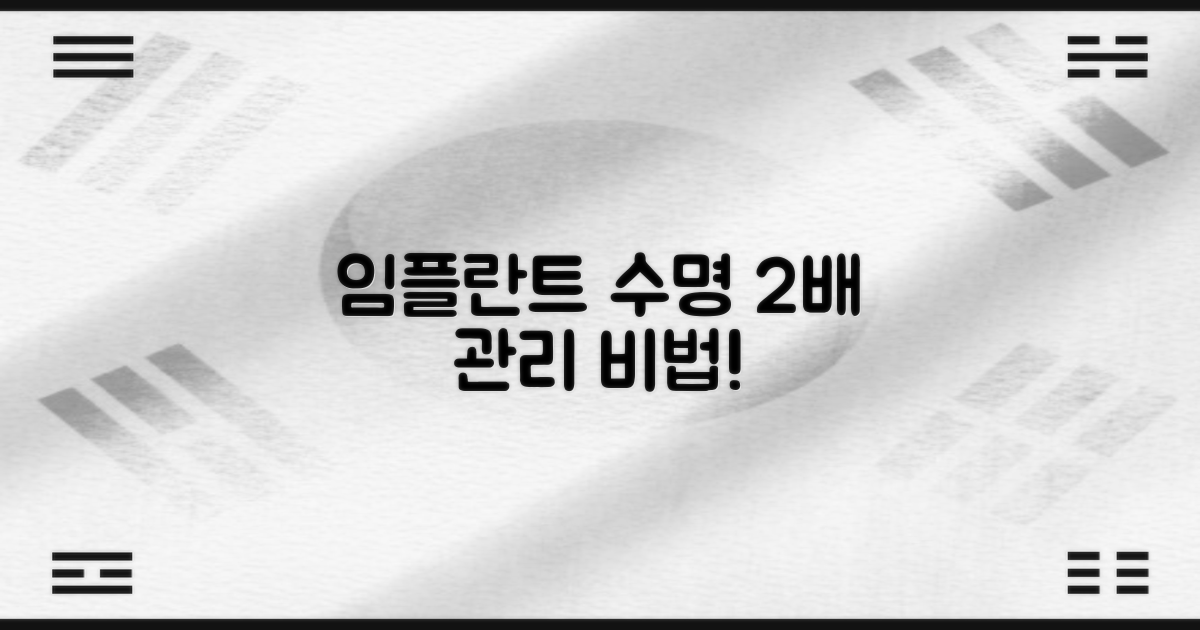 임플란트 수명 2배 늘리는 관리법