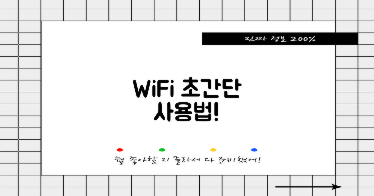 와이파이, 사용법은 간단할까?