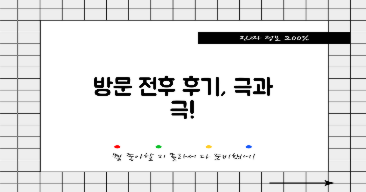 방문 전후 후기 차이